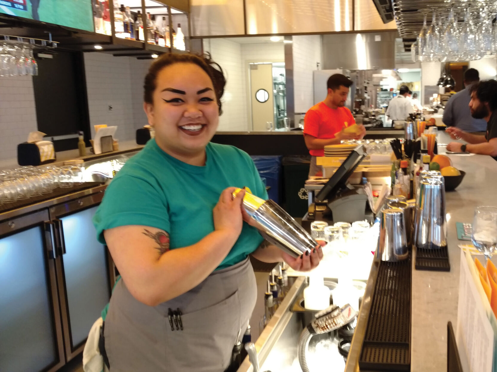 Kitty Agbaglud Two Sevens bartender