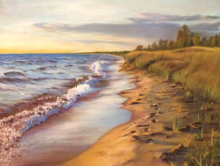 Works by pastel painter at Plainsboro Library this month
