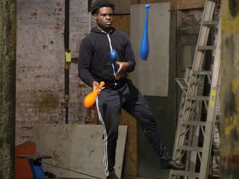 Trenton Circus Squad lets Ewing teen live his dream while fighting his depression