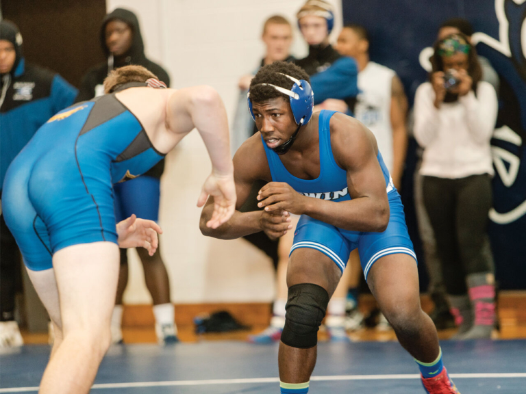 Collins sets records in his final season as Ewing High wrestler