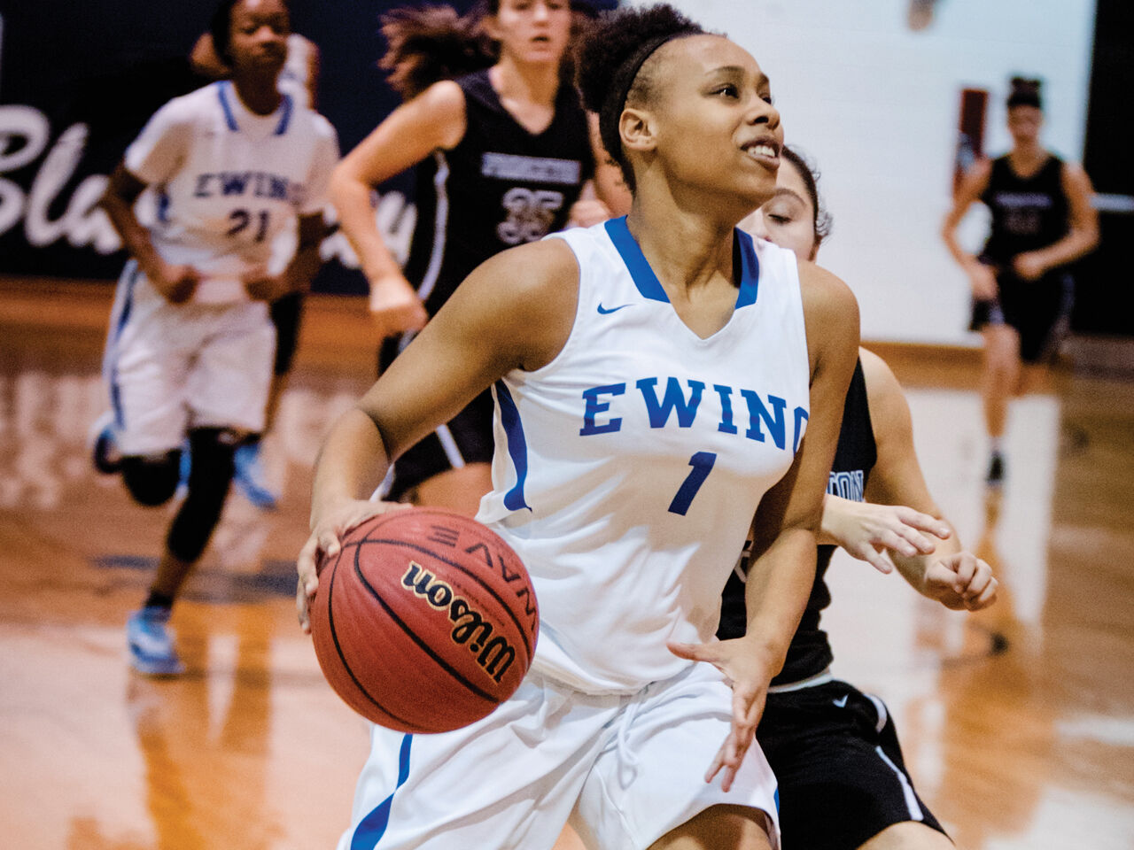 Kiyla Peterson Ewing Girls Basketball -3458