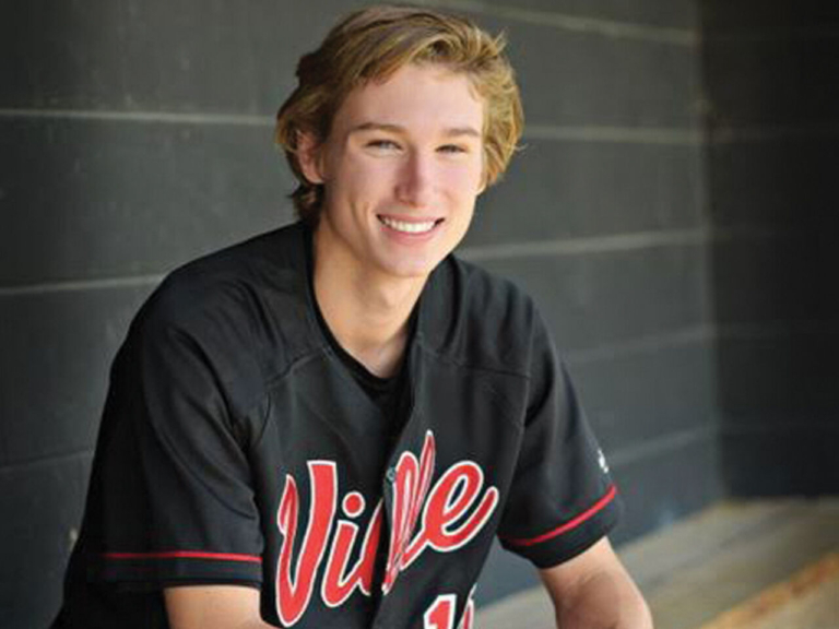 Bechamps catches on behind the plate for Robbinsville Ravens