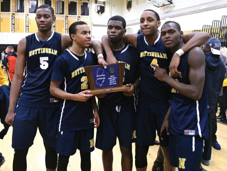 Powered by talented core, Nottingham High boys’ basketball wins state title