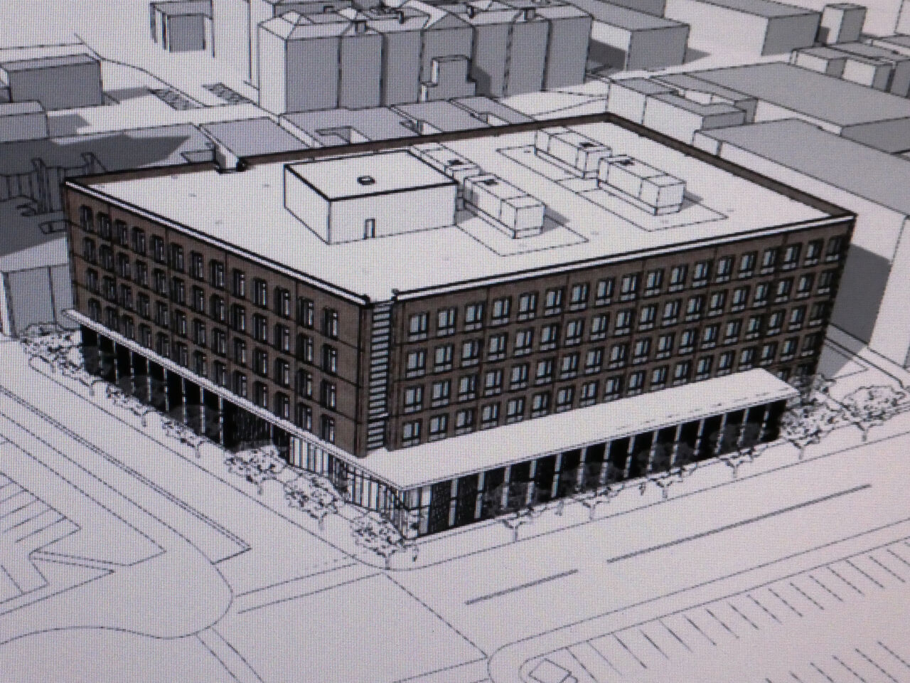 Drawing for Proposed Dept of Health Building