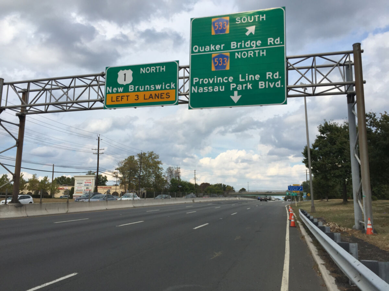 NJDOT announces two projects to improve conditions along Route 1