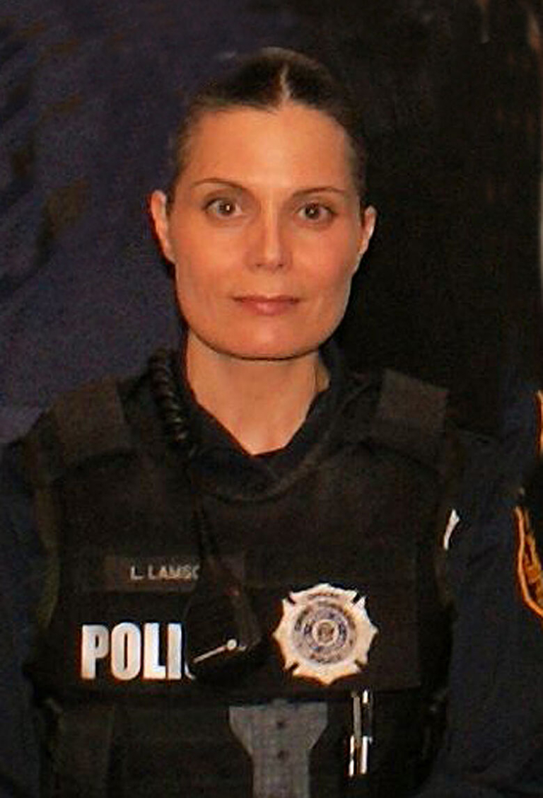 After overcoming many obstacles, Lalena Lamson named Ewing Officer of the Year