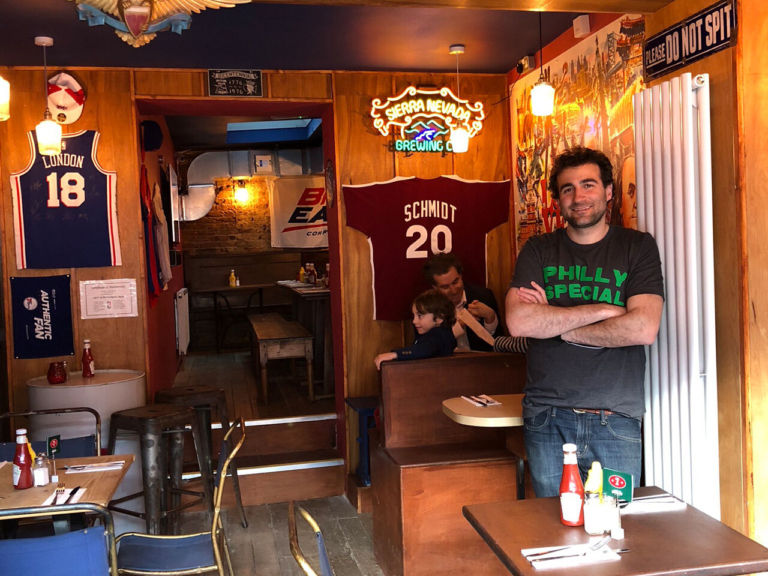 Lawrence natives gives England a taste of Philly