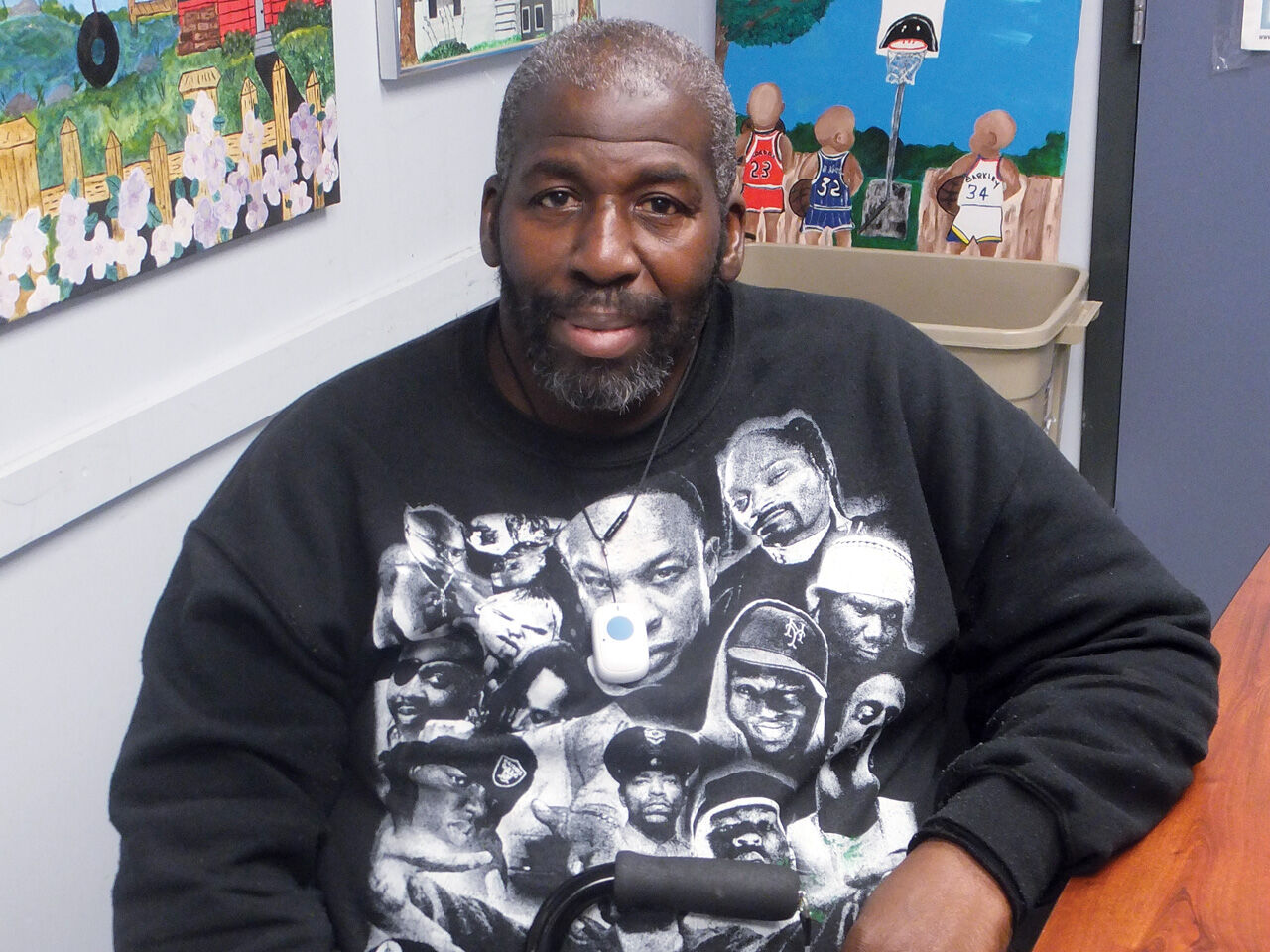 A-Team member Herman Shorty Rose will be conducting workshops for youth in the Old Trenton Neighborhood.