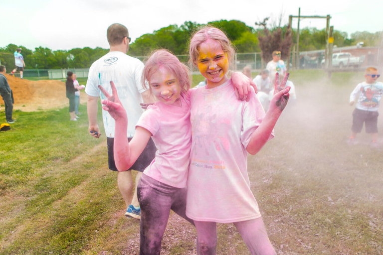 PHOTOS: Bordentown community runs through rainbows at Family Color Run