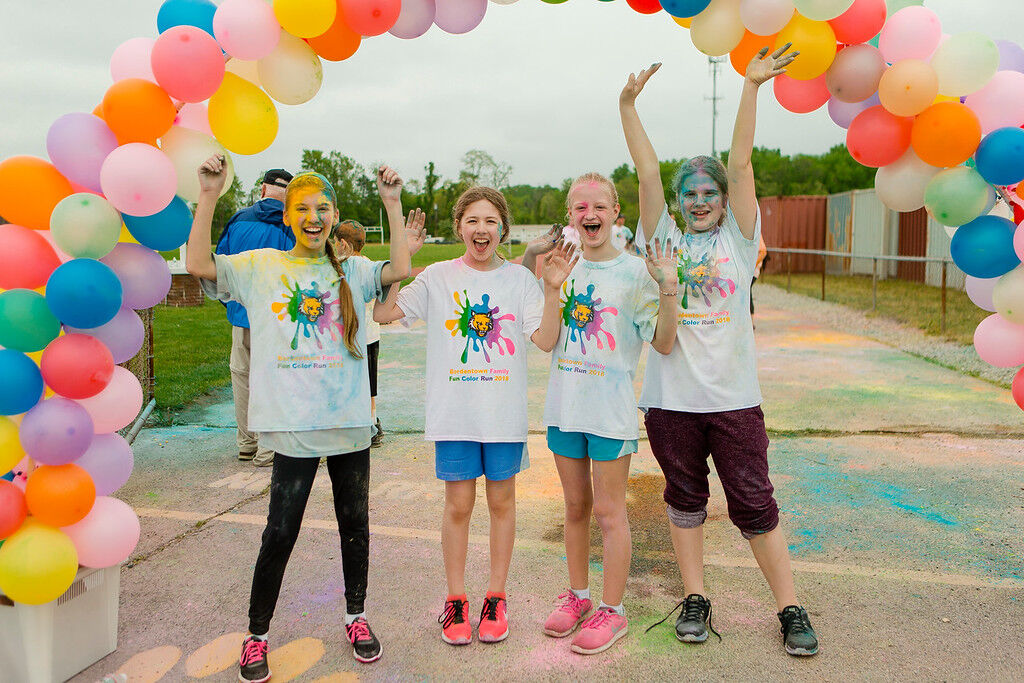 PHOTOS: Bordentown community runs through rainbows at Family Color Run