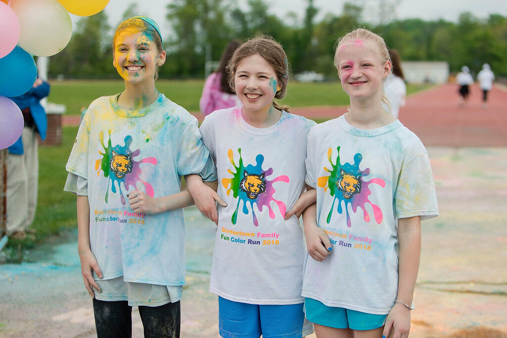 PHOTOS: Bordentown community runs through rainbows at Family Color Run