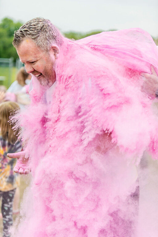 PHOTOS: Bordentown community runs through rainbows at Family Color Run