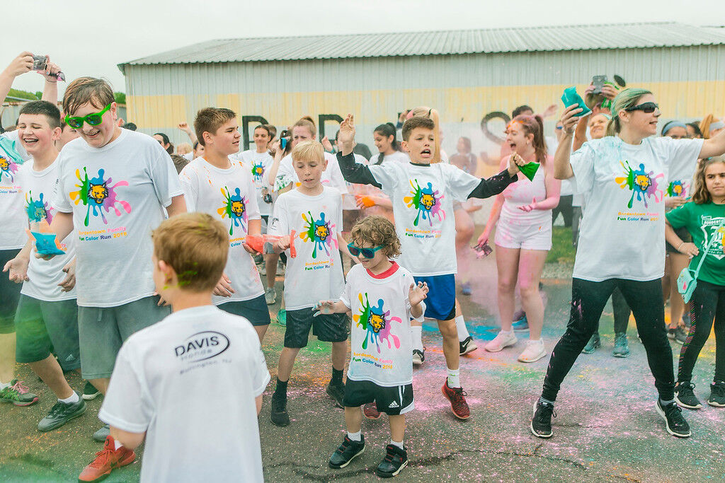 PHOTOS: Bordentown community runs through rainbows at Family Color Run