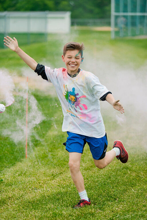 PHOTOS: Bordentown community runs through rainbows at Family Color Run
