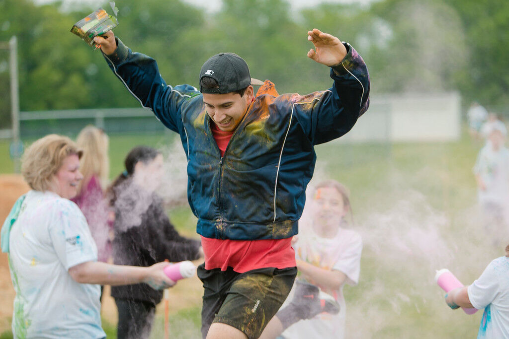 PHOTOS: Bordentown community runs through rainbows at Family Color Run