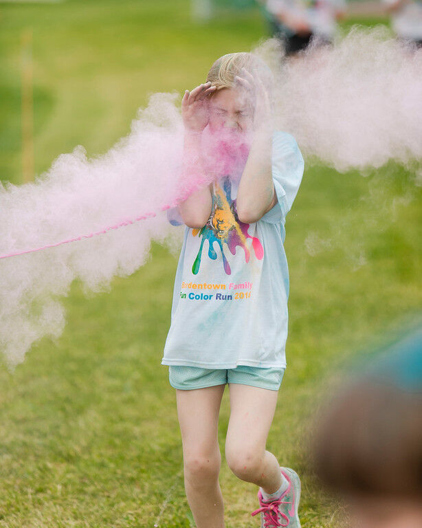 PHOTOS: Bordentown community runs through rainbows at Family Color Run