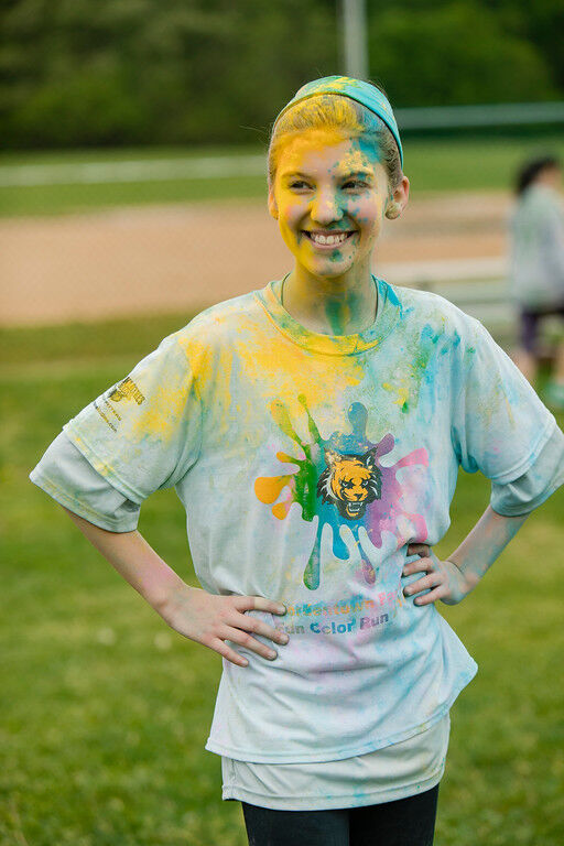 PHOTOS: Bordentown community runs through rainbows at Family Color Run