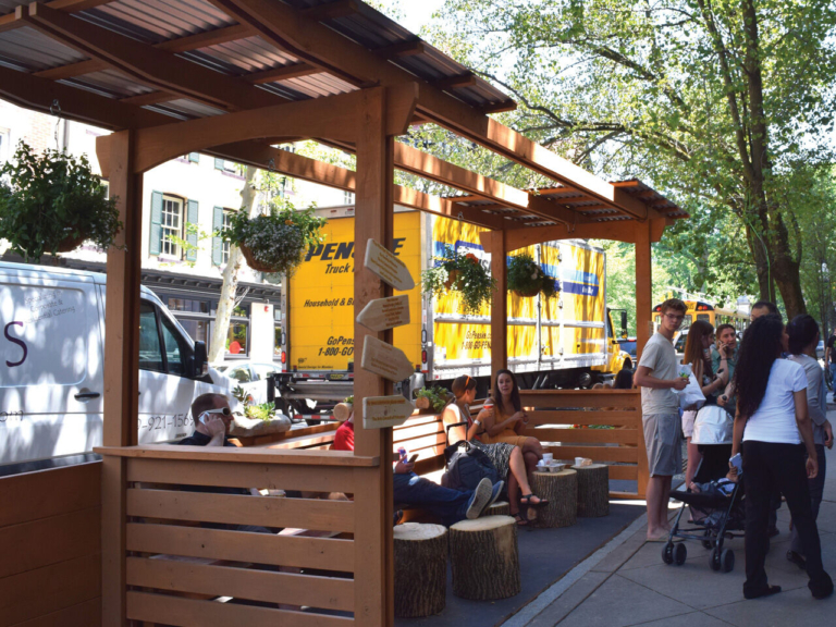 Princeton Parklet returns to Witherspoon Street