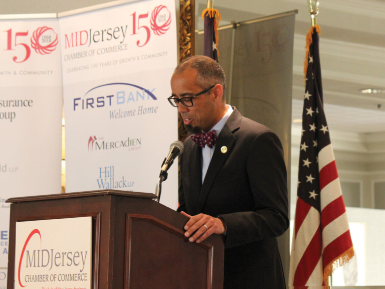 Lawrence Mayor focused on ‘Three Ps’ — people, planet, profits — at township address