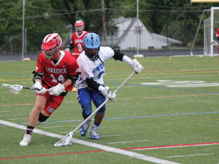 Lawrence boys lacrosse cracks the .500 line