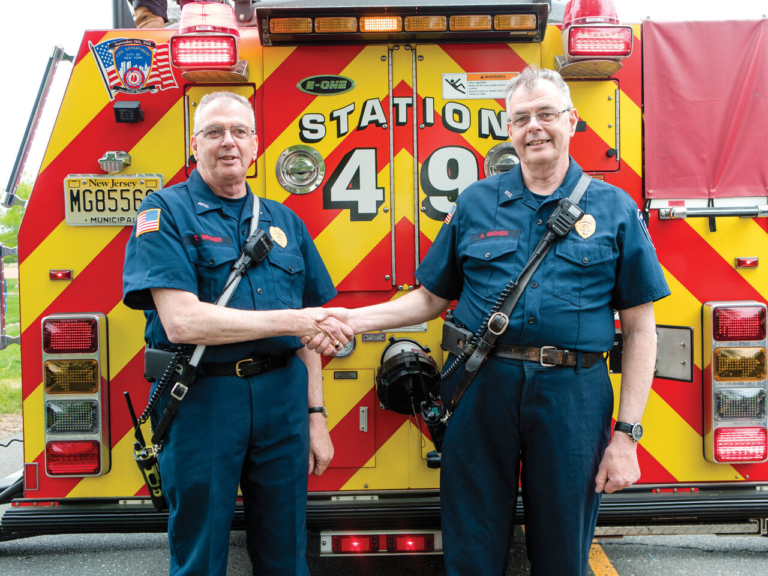 Twins celebrate 50th anniversary with Plainsboro Fire Company