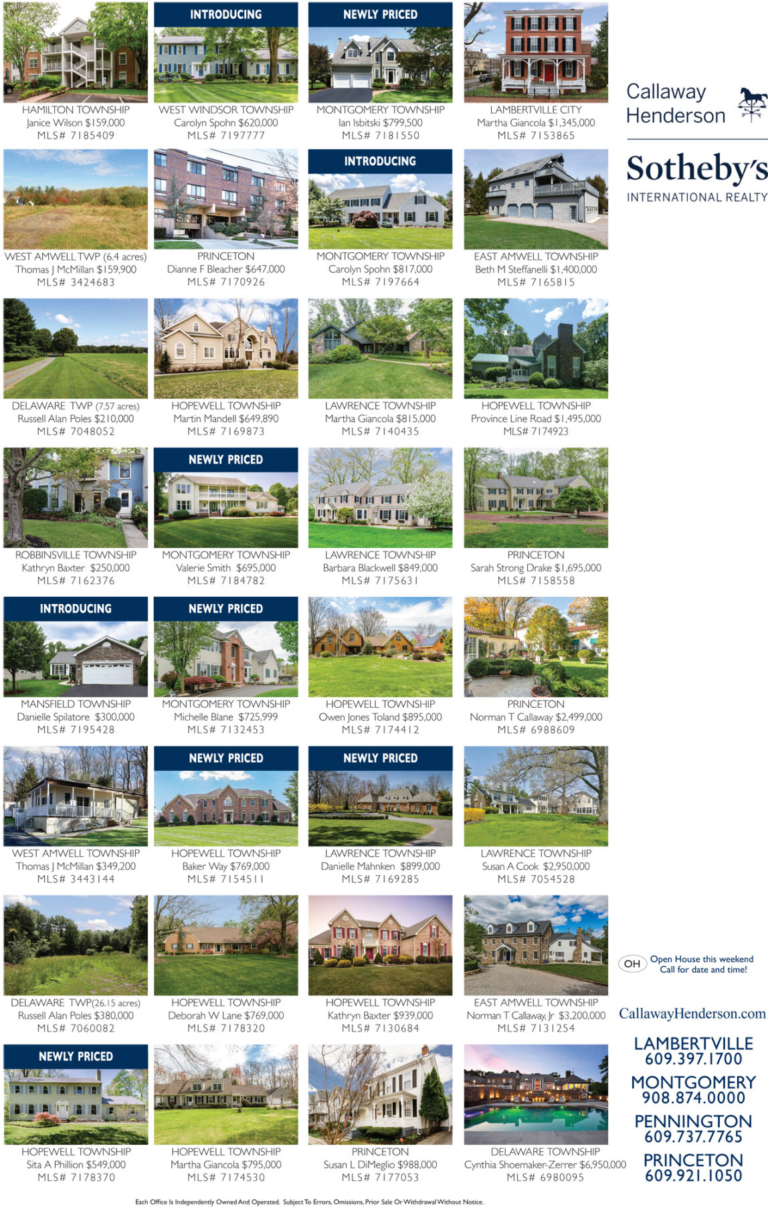See what Callaway Henderson Sotheby’s International Realty has on the market