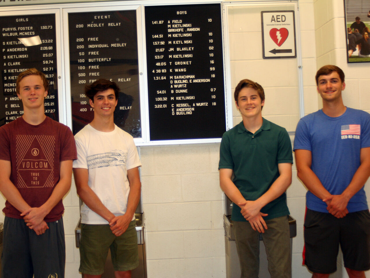 2018 07 HE HVCHS Swim 400 Free Relay