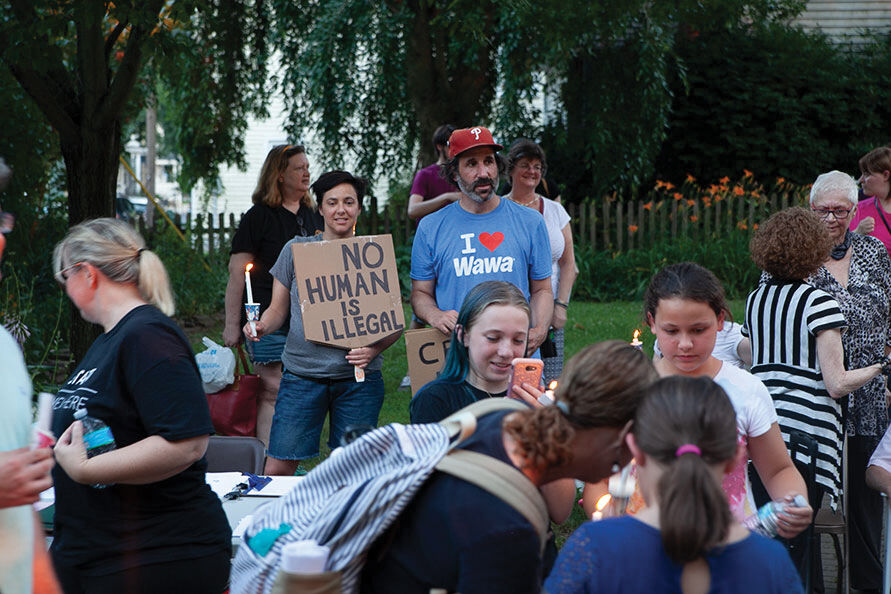 PHOTOS: Bordentown residents rally to ‘keep families together’