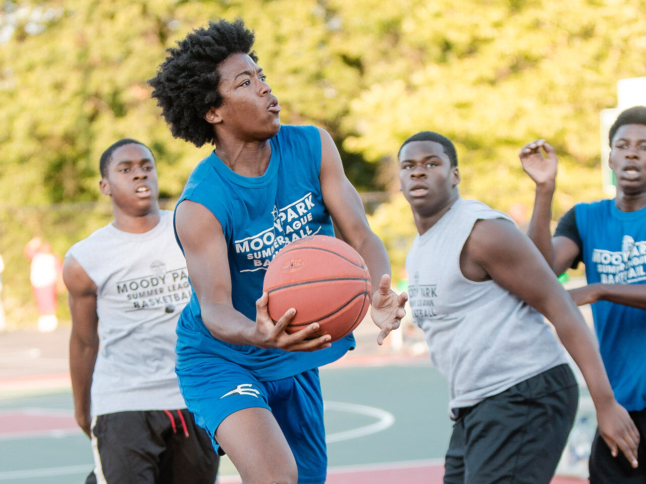 Ewing Basketball – Moody Park – 2018-8