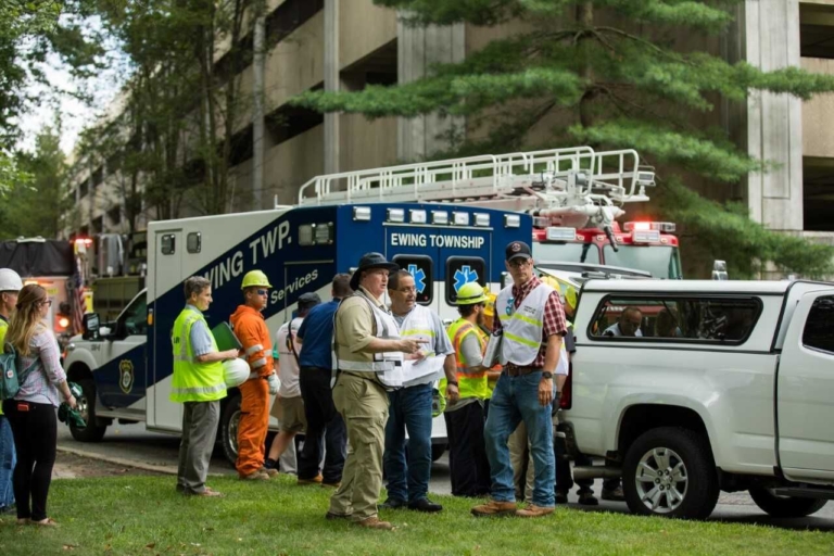 TCNJ, PSE&G, Ewing first responders conduct gas emergency response exercise