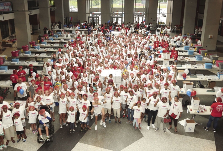 ONE Project packs 131,000+ meals for hungry children