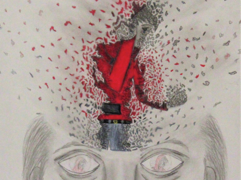 Ewing High grad Rachel Kochis uses art to help with physical, mental challenges