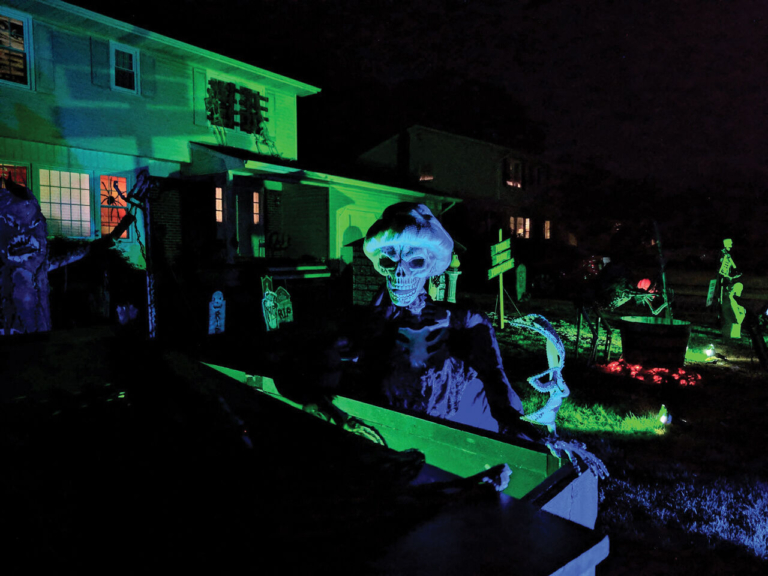 Love of Halloween inspires Hamilton family to turn home into haunted house