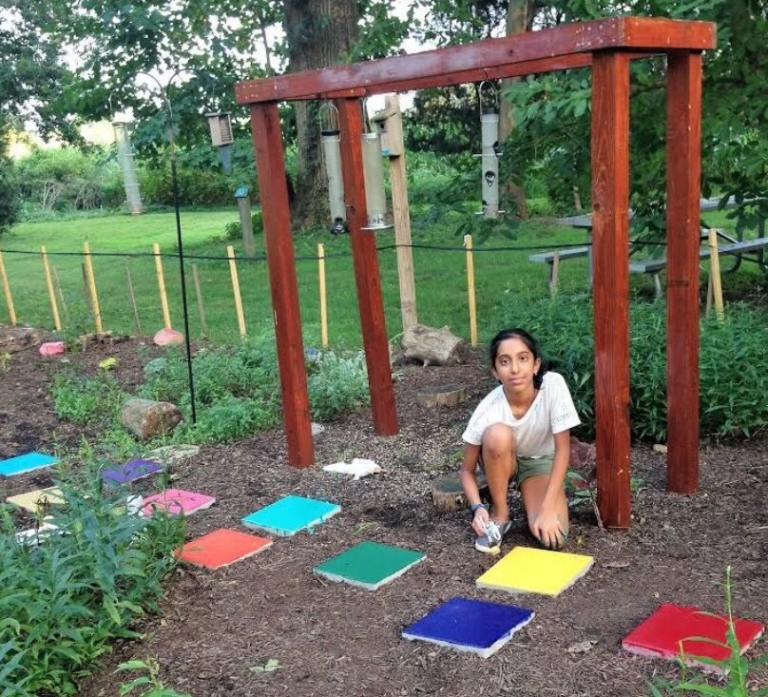 West Windsor Girl Scout gets Silver Award for art program