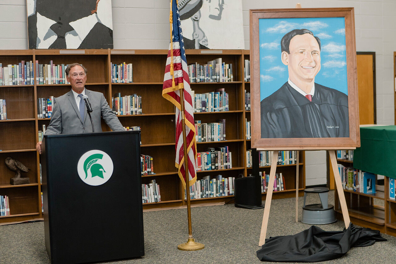 Steinert High dedicates library to alumnus Supreme Court Justice Samuel Alito