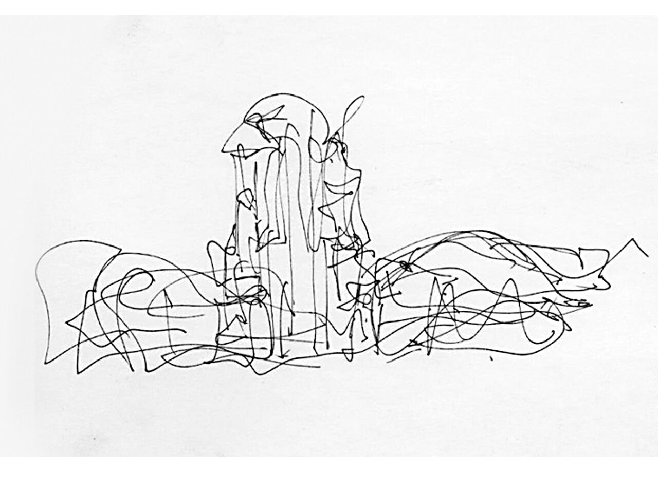 Gehry Building sketch
