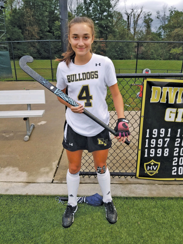 Dedication pays off for rising HoVal hockey star Bella DiNardo
