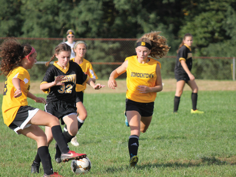 Bordentown Middle School soccer squad racking up the wins