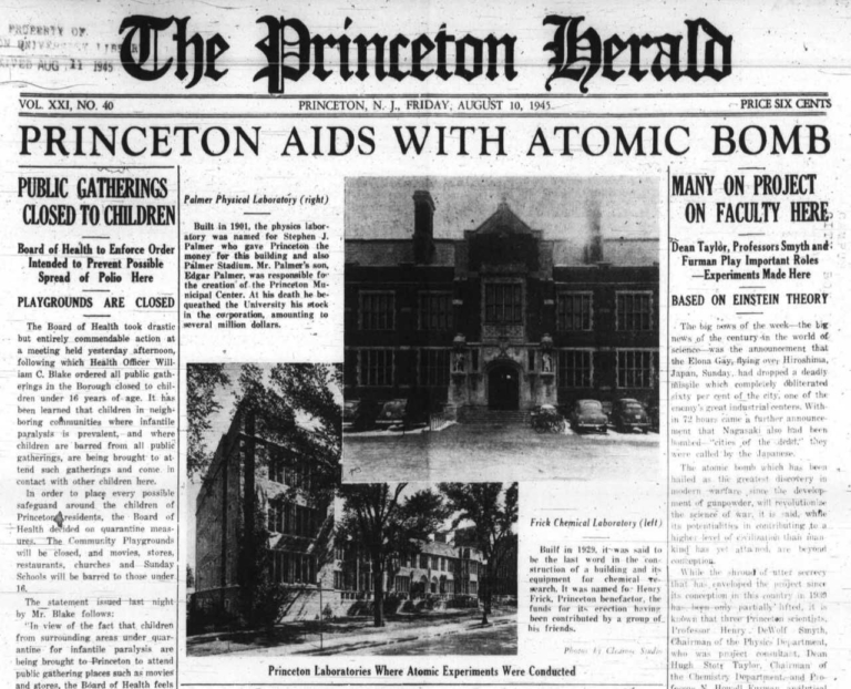 Two historical Princeton area publications now available online