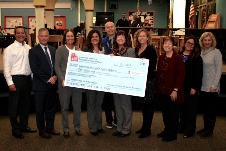 Lawrence Township Education Foundation receives $10K for milestone project