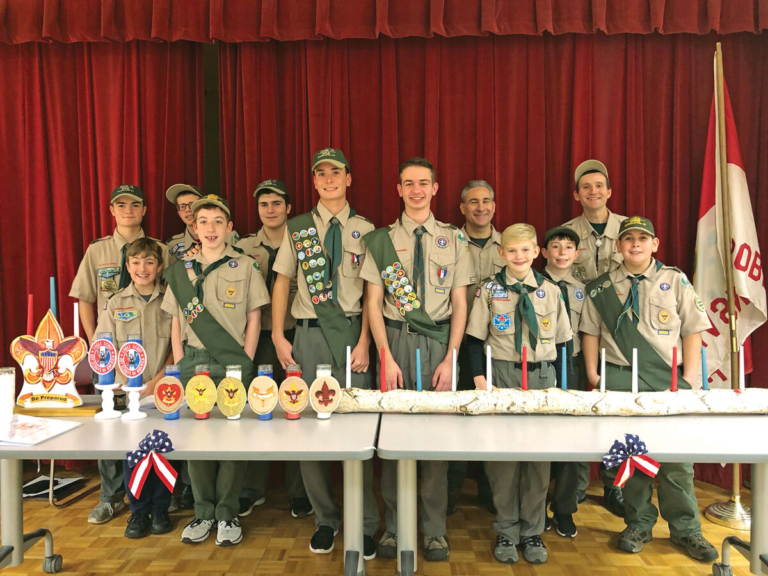 Robbinsville Boy Scout Troop 79 holds court of honor