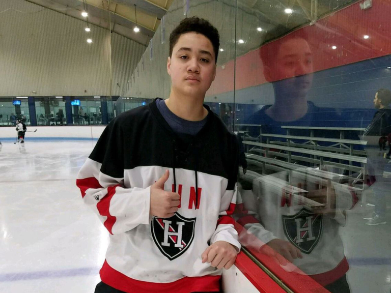 Hayden Watson grows into big role for Hun ice hockey