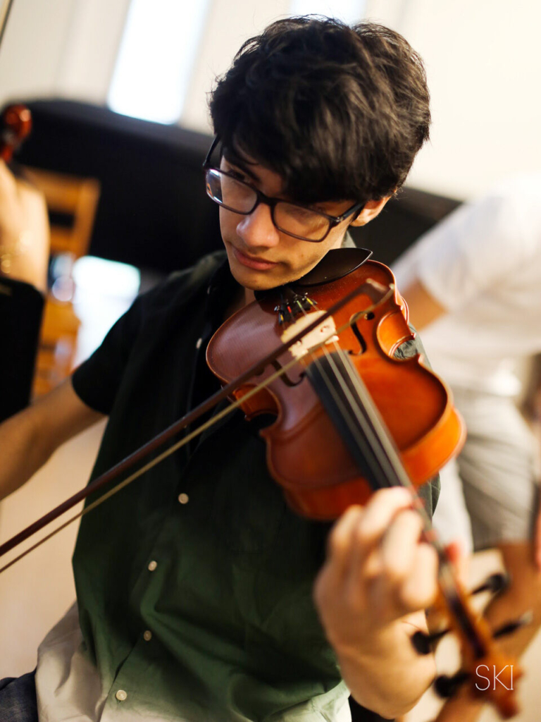 A music lesson and a lesson in music in Trenton