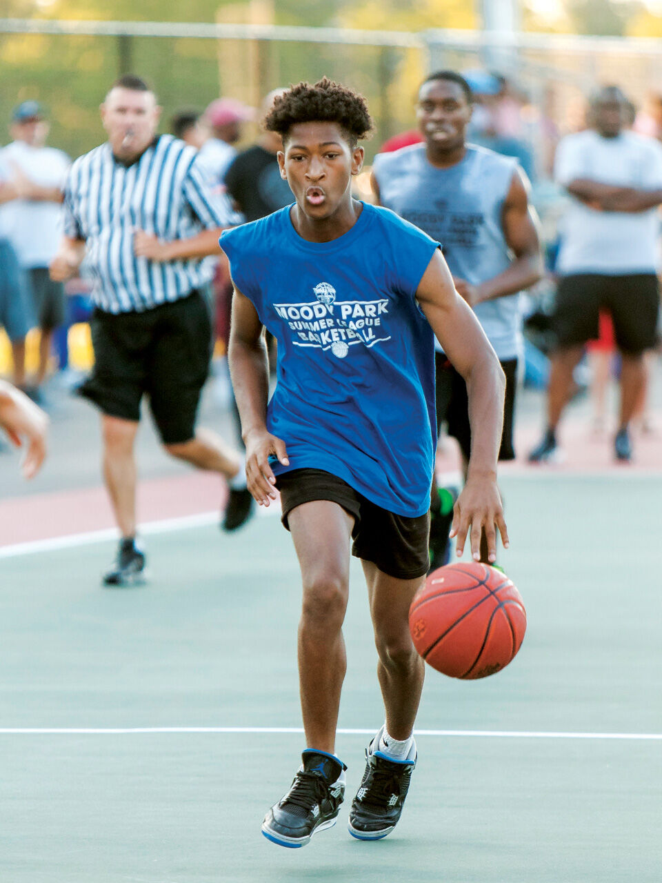 2018 03 EO Jaylen Britton Moody Park league game in August 2018