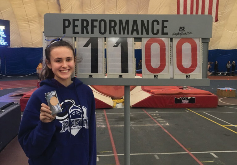 North’s Sydney Abitano sets school pole vault record at MOC