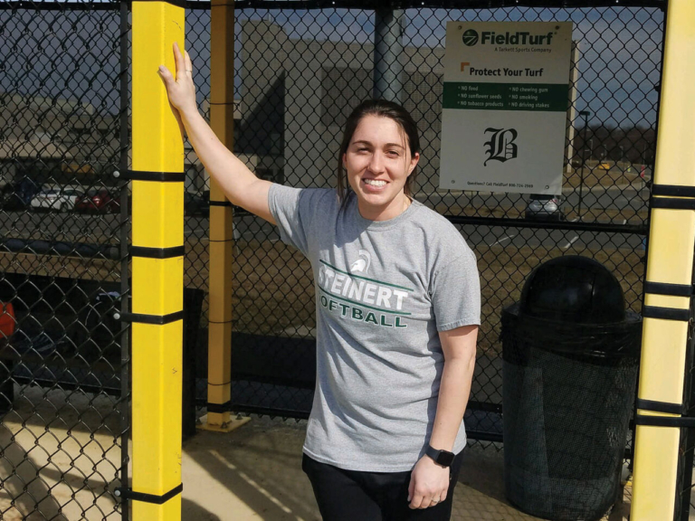 Alumna Jenn Melker takes the helm of Steinert softball