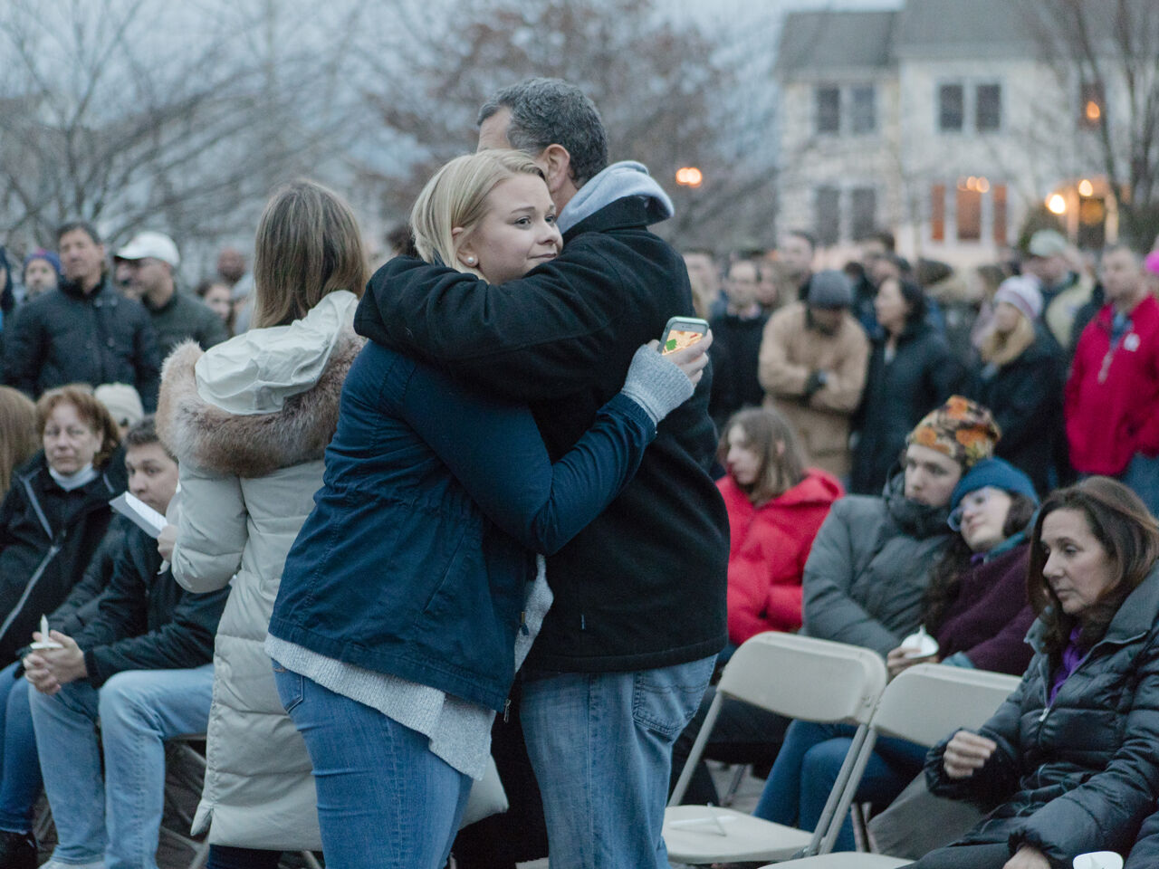 PHOTO GALLERY: Hundreds attend candlelight vigil for Robbinsville’s Samantha Josephson