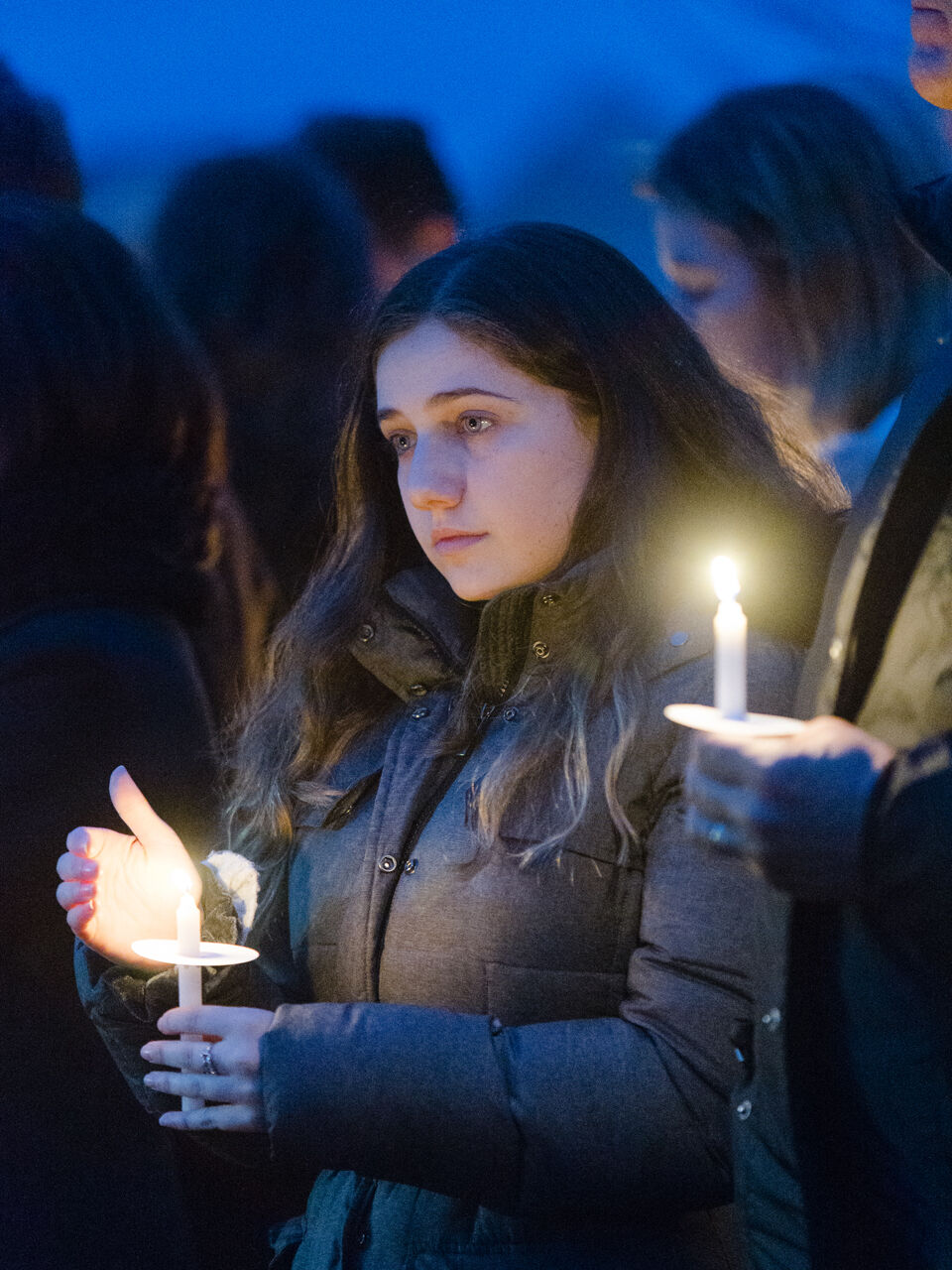 PHOTO GALLERY: Hundreds attend candlelight vigil for Robbinsville’s Samantha Josephson