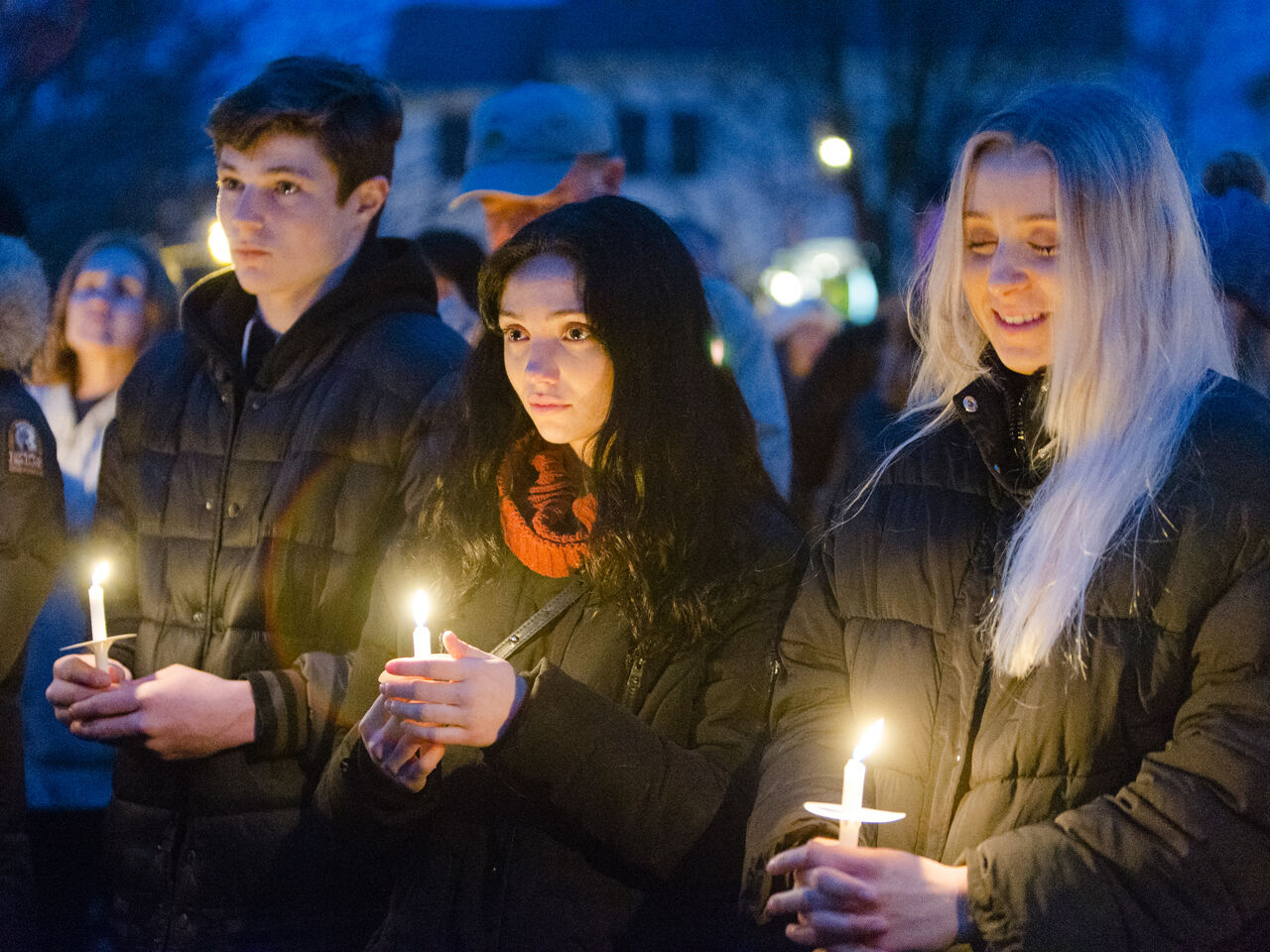 PHOTO GALLERY: Hundreds attend candlelight vigil for Robbinsville’s Samantha Josephson