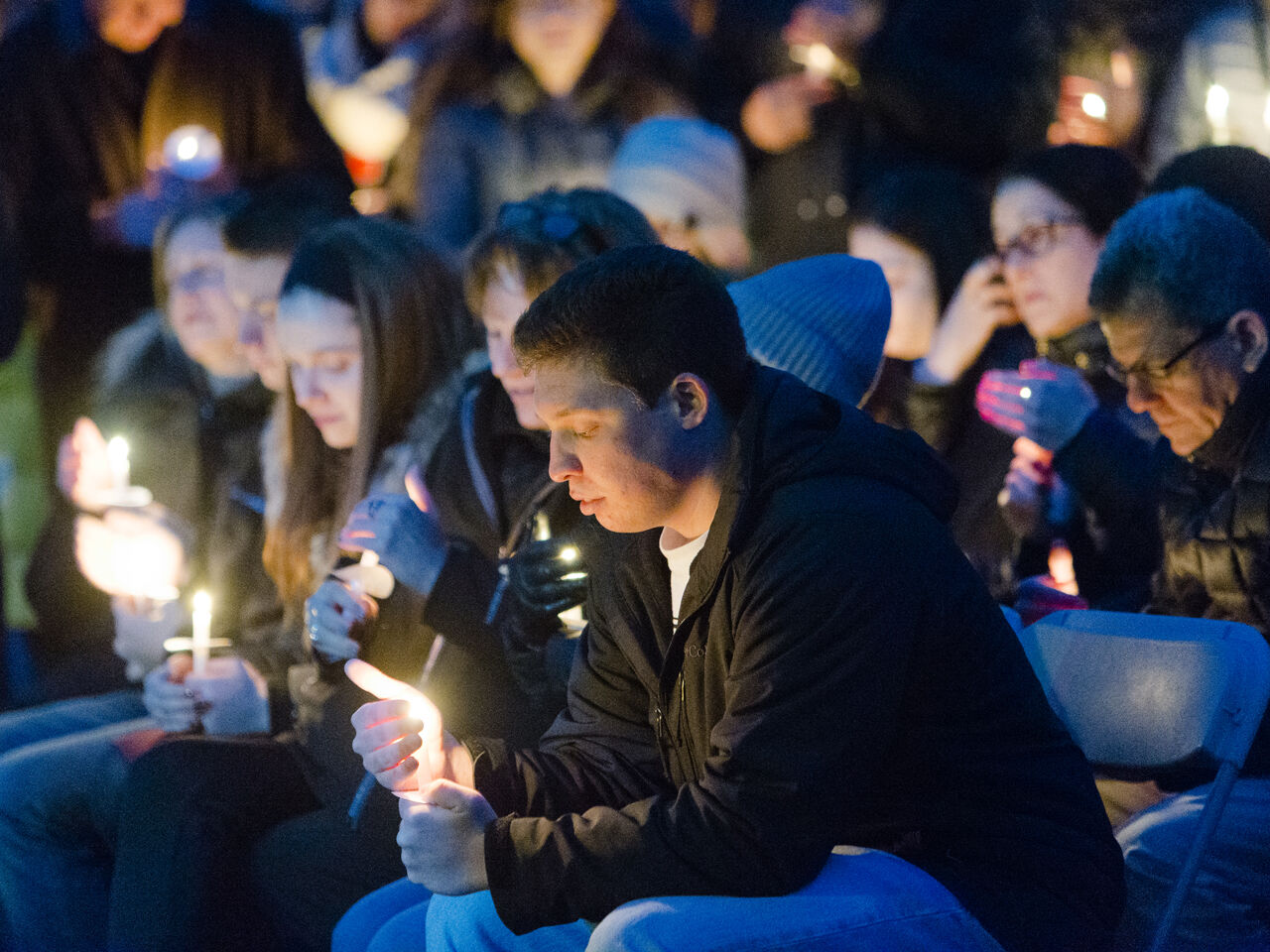 PHOTO GALLERY: Hundreds attend candlelight vigil for Robbinsville’s Samantha Josephson
